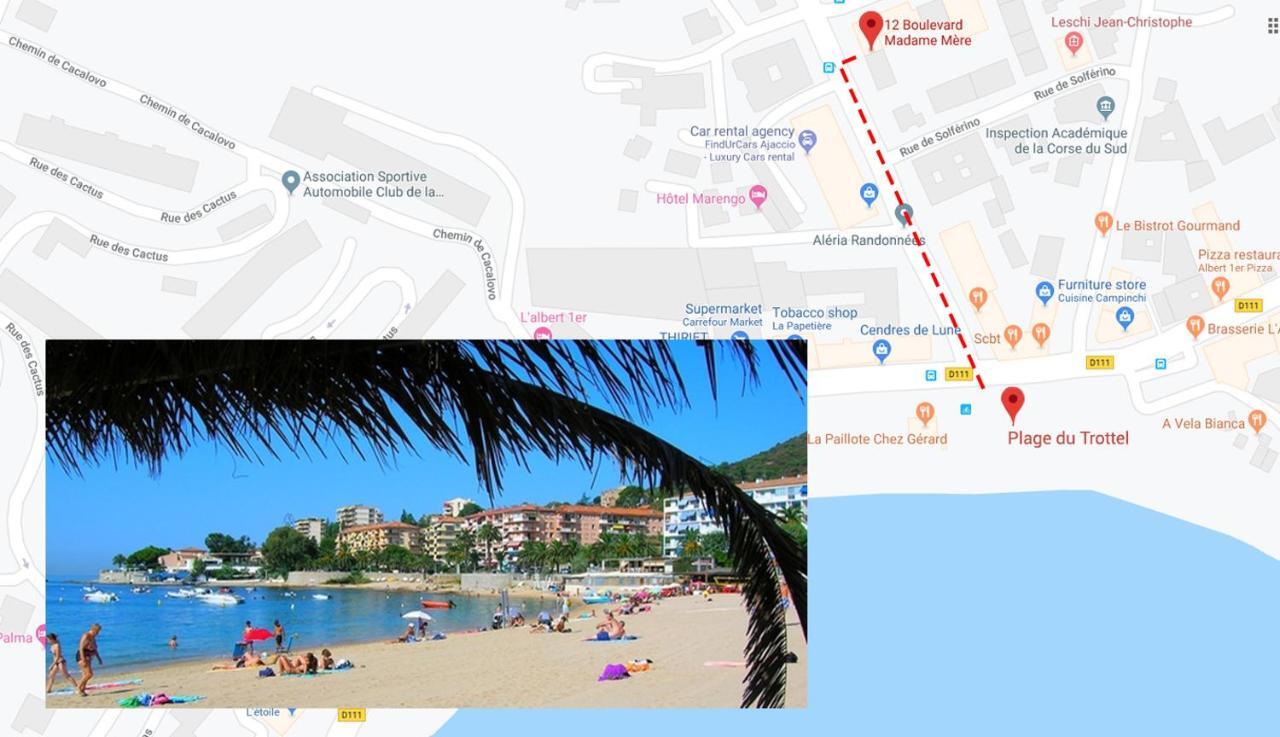 **** Mer Sea 1 A 8 Personnes 80M2 A 120M De La Mer **** Ajaccio  Exterior photo